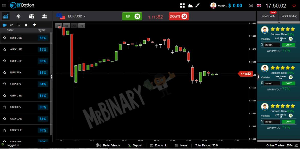 countdown timer binary option paltforms